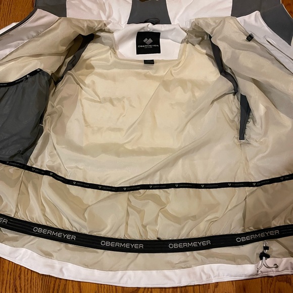 Obermeyer Women's White COSIMA Ski Jacket - Picture 7 of 15